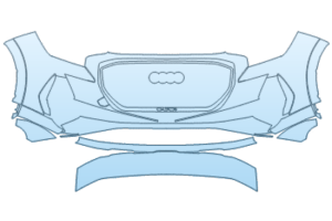 2027 AUDI Q4 E-TRON SUV PREMIUM BUMPER KIT WITHOUT HEADLAMP WASHERS WITHOUT PARKING SENSORS