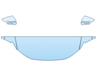 PAINT PROTECTION KIT - 2025 AUDI Q4 E-TRON SUV PREMIUM PLUS HOOD FENDER AND MIRROR KIT - PRECUT PPF CLEAR BRA WRAP