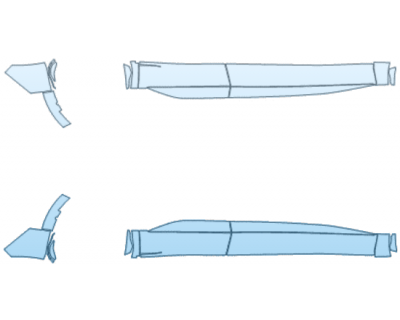 PAINT PROTECTION KIT - 2025 AUDI Q4 E-TRON SUV PREMIUM PLUS ROCKER PANEL KIT WITHOUT PARKING SENSORS - PRECUT PPF CLEAR BRA WRAP