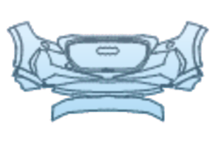 2027 AUDI Q4 E-TRON SUV PREMIUM BUMPER KIT WITH HEADLAMP WASHERS WITHOUT PARKING SENSORS