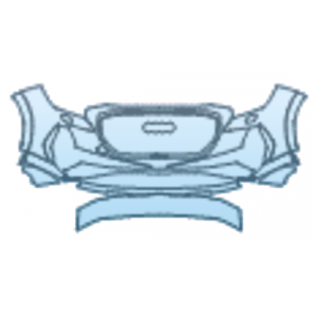 PAINT PROTECTION KIT - 2025 AUDI Q4 E-TRON SUV PREMIUM BUMPER KIT WITH HEADLAMP WASHERS WITHOUT PARKING SENSORS - PRECUT PPF CLEAR BRA WRAP