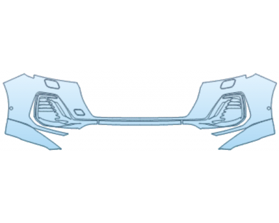 PAINT PROTECTION KIT - 2025 AUDI Q7 PRESTIGE BUMPER KIT WITH HEADLAMP WASHERS WITH PARKING SENSORS - PRECUT PPF CLEAR BRA WRAP