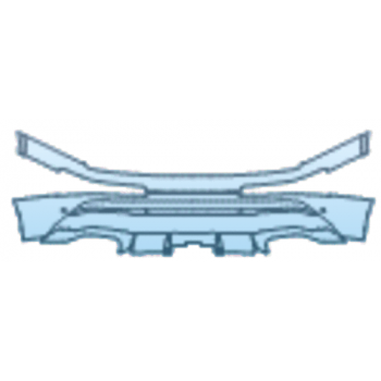 PAINT PROTECTION KIT - 2025 AUDI SQ7 PRESTIGE REAR BUMPER KIT WITH PARKING SENSORS WITH TOW PACKAGE - PRECUT PPF CLEAR BRA WRAP