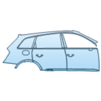 PAINT PROTECTION KIT - 2025 AUDI SQ7 PRESTIGE DOOR AND REAR FENDER KIT WITH MUDGUARDS RIGHT SIDE ONLY - PRECUT PPF CLEAR BRA WRAP