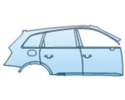 PAINT PROTECTION KIT - 2025 AUDI SQ7 PRESTIGE DOOR AND REAR FENDER KIT WITH MUDGUARDS RIGHT SIDE ONLY - PRECUT PPF CLEAR BRA WRAP