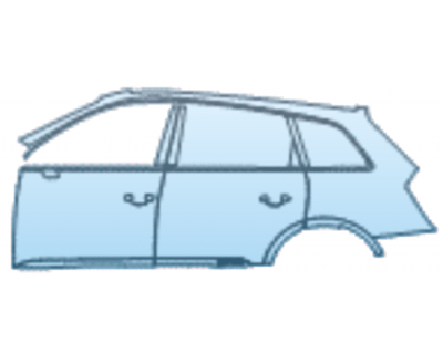 PAINT PROTECTION KIT - 2025 AUDI SQ7 PRESTIGE DOOR AND REAR FENDER KIT WITH MUDGUARDS LEFT SIDE ONLY - PRECUT PPF CLEAR BRA WRAP