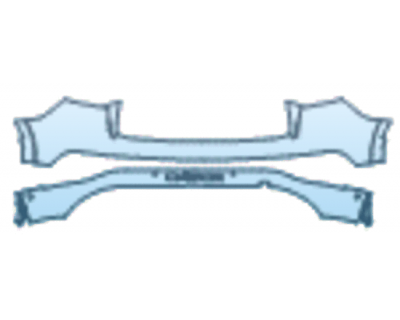 PAINT PROTECTION KIT - 2025 AUDI Q4 E-TRON SUV PREMIUM PLUS REAR BUMPER KIT INCONSISTENT PARKING SENSORS WITH 4 PARKING SENSORS - PRECUT PPF CLEAR BRA WRAP