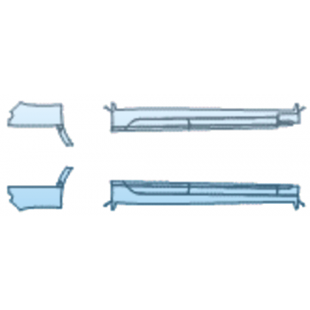 PAINT PROTECTION KIT - 2025 BENTLEY FLYING SPUR SPEED ROCKER PANEL KIT WITH PARKING SENSORS - PRECUT PPF CLEAR BRA WRAP