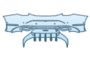 2027 BENTLEY CONTINENTAL GTC MULLINER REAR BUMPER KIT WITHOUT SIDE MARKERS