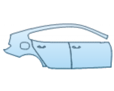 PAINT PROTECTION KIT - 2025 BMW 8 SERIES M850I GRAN COUPE DOOR AND REAR FENDER KIT RIGHT SIDE ONLY - PRECUT PPF CLEAR BRA WRAP