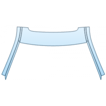 PAINT PROTECTION KIT - 2025 BMW X6 M60I ROOF AND A-PILLAR KIT WITH PANORAMIC MOONROOF - PRECUT PPF CLEAR BRA WRAP