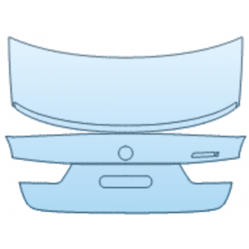 Precut PPF Kit – Clear Bra Paint Protection Film PAINT PROTECTION KIT - 2025 BMW 3 SERIES 330I SPORT TRUNK LID KIT BADGE PLACEMENT VARIES WITH SPOILER - PLACEMENT VARIES - PRECUT PPF CLEAR BRA WRAP