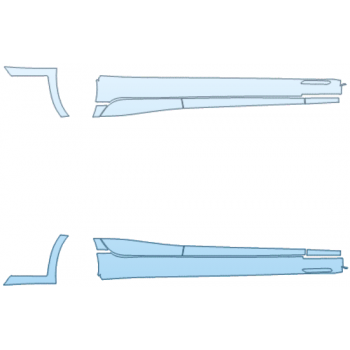 PAINT PROTECTION KIT - 2025 BMW 3 SERIES M340I ROCKER PANEL KIT WITH AMBIENT LIGHTING - PRECUT PPF CLEAR BRA WRAP