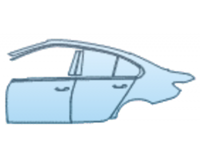 PAINT PROTECTION KIT - 2025 BMW 3 SERIES 330I M SPORT DOOR AND REAR FENDER KIT LEFT SIDE ONLY - PRECUT PPF CLEAR BRA WRAP