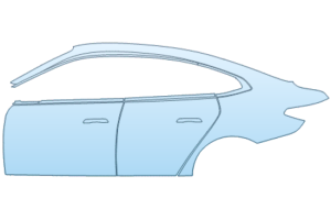 2026 BMW I4 EDRIVE40 M SPORT DOOR AND REAR FENDER KIT LEFT SIDE ONLY