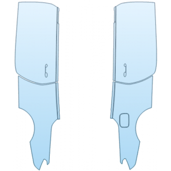 Precut PPF Kit – Clear Bra Paint Protection Film PAINT PROTECTION KIT - 2025 BMW 4 SERIES CONVERTIBLE 430I SPORT DOOR AND REAR FENDER KIT - PRECUT PPF CLEAR BRA WRAP