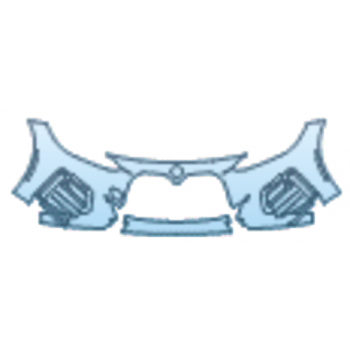 Precut PPF Kit – Clear Bra Paint Protection Film PAINT PROTECTION KIT - 2025 BMW I4 XDRIVE40 M SPORT BUMPER KIT WITH 6 PARKING SENSORS - PRECUT PPF CLEAR BRA WRAP