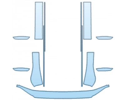 Precut PPF Kit – Clear Bra Paint Protection Film PAINT PROTECTION KIT - 2024 BMW 5 SERIES 530I XDRIVE SPORT WEAR AND TEAR KIT - PRECUT PPF CLEAR BRA WRAP