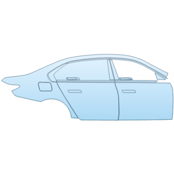 PAINT PROTECTION KIT - 2025 BMW 7 SERIES 750E XDRIVE DOOR AND REAR FENDER KIT RIGHT SIDE ONLY - PRECUT PPF CLEAR BRA WRAP