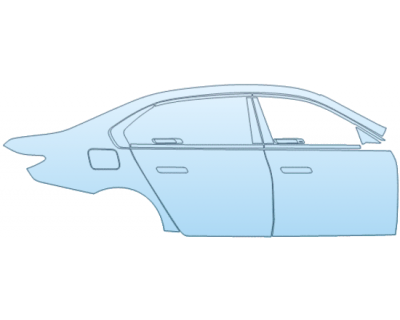 PAINT PROTECTION KIT - 2025 BMW 7 SERIES 750E XDRIVE DOOR AND REAR FENDER KIT RIGHT SIDE ONLY - PRECUT PPF CLEAR BRA WRAP