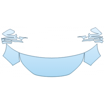 PAINT PROTECTION KIT - 2025 BMW 7 SERIES 750E XDRIVE HOOD FENDER AND MIRROR KIT BIKINI CUT - PRECUT PPF CLEAR BRA WRAP