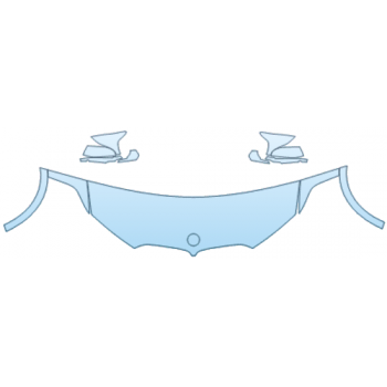 PAINT PROTECTION KIT - 2025 BMW X6 M60I HOOD FENDER AND MIRROR KIT BIKINI CUT - PRECUT PPF CLEAR BRA WRAP