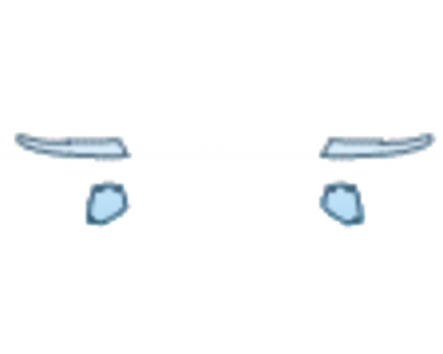PAINT PROTECTION KIT - 2025 CHEVROLET SILVERADO EV LT HEADLAMP KIT - PRECUT PPF CLEAR BRA WRAP