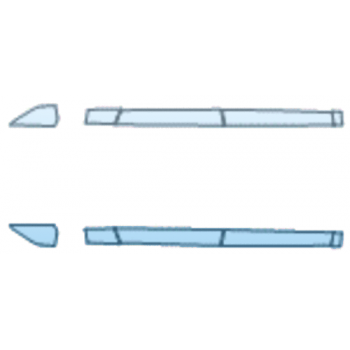 PAINT PROTECTION KIT - 2025 CHEVROLET SILVERADO EV LT ROCKER PANEL KIT - PRECUT PPF CLEAR BRA WRAP