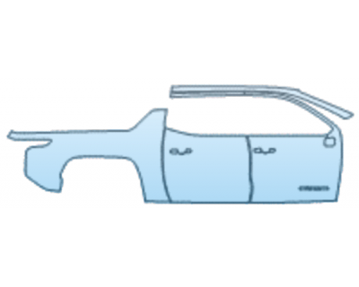 PAINT PROTECTION KIT - 2025 CHEVROLET SILVERADO EV LT DOOR AND REAR FENDER KIT BADGE PLACEMENT VARIES RIGHT SIDE ONLY - PRECUT PPF CLEAR BRA WRAP