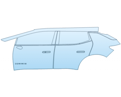 PAINT PROTECTION KIT - 2025 CHEVROLET EQUINOX EV 1LT DOOR AND REAR FENDER KIT INCONSISTENT BADGE PLACEMENT LEFT SIDE ONLY - PRECUT PPF CLEAR BRA WRAP