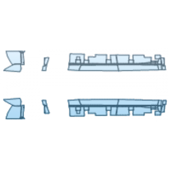 PAINT PROTECTION KIT - 2025 CHEVROLET SILVERADO EV RST - EXTENDED RANGE ROCKER PANEL KIT - PRECUT PPF CLEAR BRA WRAP