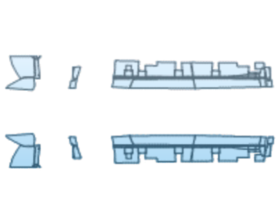 PAINT PROTECTION KIT - 2025 CHEVROLET SILVERADO EV RST - EXTENDED RANGE ROCKER PANEL KIT - PRECUT PPF CLEAR BRA WRAP