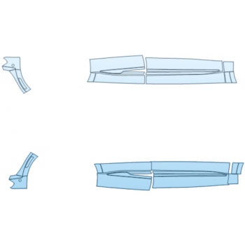 PAINT PROTECTION KIT - 2025 CHEVROLET EQUINOX EV 3RS ROCKER PANEL KIT - PRECUT PPF CLEAR BRA WRAP