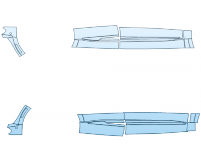 PAINT PROTECTION KIT - 2025 CHEVROLET EQUINOX EV 3RS ROCKER PANEL KIT - PRECUT PPF CLEAR BRA WRAP