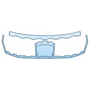 Precut PPF Kit – Clear Bra Paint Protection Film PAINT PROTECTION KIT - 2025 FORD EXPLORER ST GRILLE KIT WITH CAMERA - PRECUT PPF CLEAR BRA WRAP