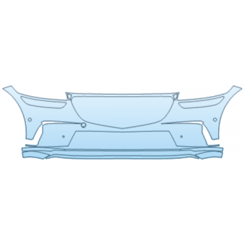 PAINT PROTECTION KIT - 2025 GENESIS ELECTRIFIED GV70 PRESTIGE AWD BUMPER KIT WITH 4 PARKING SENSORS PARKING SENSORS INCONSISTENT - PRECUT PPF CLEAR BRA WRAP