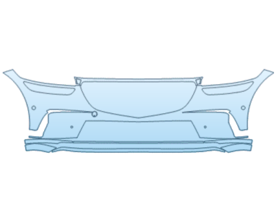 PAINT PROTECTION KIT - 2025 GENESIS ELECTRIFIED GV70 PRESTIGE AWD BUMPER KIT WITH 4 PARKING SENSORS PARKING SENSORS INCONSISTENT - PRECUT PPF CLEAR BRA WRAP