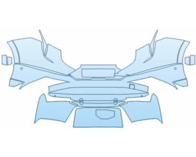 PAINT PROTECTION KIT - 2025 LOTUS ELETRE BASE REAR BUMPER KIT WITH TOW PACKAGE - PRECUT PPF CLEAR BRA WRAP