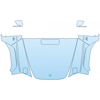 PAINT PROTECTION KIT - 2025 MERCEDES-BENZ G-CLASS SUV AMG G63 FULL HOOD FENDER AND MIRROR KIT - PRECUT PPF CLEAR BRA WRAP