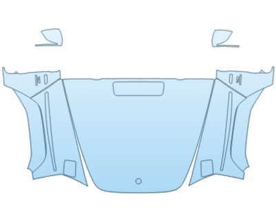 PAINT PROTECTION KIT - 2025 MERCEDES-BENZ G-CLASS SUV AMG G63 FULL HOOD FENDER AND MIRROR KIT - PRECUT PPF CLEAR BRA WRAP