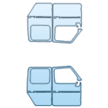 PAINT PROTECTION KIT - 2025 MERCEDES-BENZ G-CLASS SUV AMG G63 DOOR KIT - PRECUT PPF CLEAR BRA WRAP