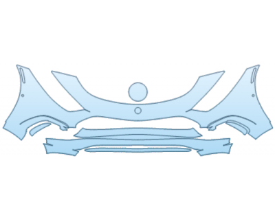 PAINT PROTECTION KIT - 2025 MERCEDES-BENZ SL ROADSTER AMG SL 43 BUMPER KIT - PRECUT PPF CLEAR BRA WRAP