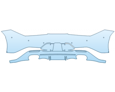 PAINT PROTECTION KIT - 2025 MERCEDES-BENZ SL ROADSTER AMG SL 43 REAR BUMPER KIT - PRECUT PPF CLEAR BRA WRAP