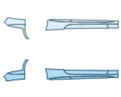 PAINT PROTECTION KIT - 2025 MERCEDES-BENZ CLE CABRIOLET AMG CLE 53 ROCKER PANEL KIT - PRECUT PPF CLEAR BRA WRAP
