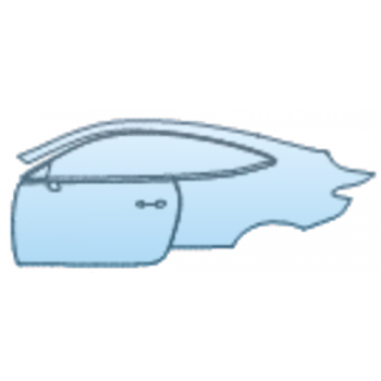 PAINT PROTECTION KIT - 2025 MERCEDES-BENZ CLE COUPE AMG CLE 53 DOOR AND REAR FENDER KIT LEFT SIDE ONLY - PRECUT PPF CLEAR BRA WRAP