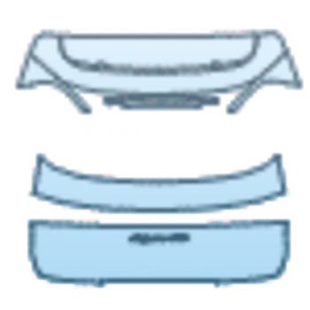 PAINT PROTECTION KIT - 2025 PORSCHE CAYENNE SUV GTS HATCH KIT WITH CAYENNE GTS BADGE - PRECUT PPF CLEAR BRA WRAP