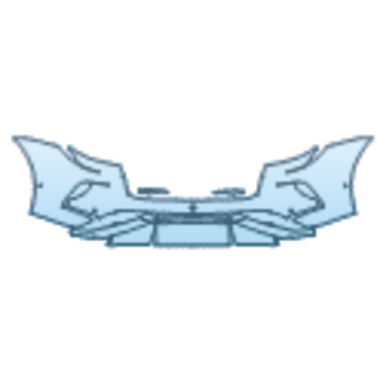 Precut PPF Kit – Clear Bra Paint Protection Film PAINT PROTECTION KIT - 2025 PORSCHE TAYCAN CROSS TURISMO TURBO S REAR BUMPER KIT WITHOUT OFFROAD DESIGN PACKAGE WITH 4 PARKING SENSORS - PRECUT PPF CLEAR BRA WRAP