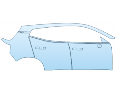 PAINT PROTECTION KIT - 2025 VOLVO EX30 CORE DOOR AND REAR FENDER KIT RIGHT SIDE ONLY - PRECUT PPF CLEAR BRA WRAP