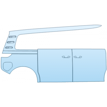 PAINT PROTECTION KIT - 2025 VOLKSWAGEN ID.BUZZ FIRST EDITION DOOR AND REAR FENDER KIT RIGHT SIDE ONLY - PRECUT PPF CLEAR BRA WRAP