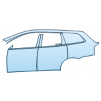 PAINT PROTECTION KIT - 2025 VOLVO EX90 ULTRA DOOR AND REAR FENDER KIT RIGHT SIDE ONLY - PRECUT PPF CLEAR BRA WRAP